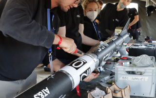 Austrian students building the AVES2 rocket for European competition